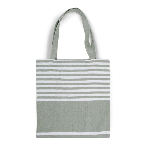 Sagaform Ella Hamam Borsa in cotone 41x38 cm Verde - personalizzabile con logo