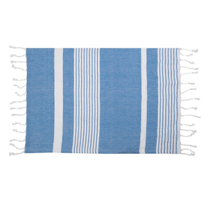 Sagaform Ella Hamam in cotone organico 50x70cm Blu - personalizzabile con logo