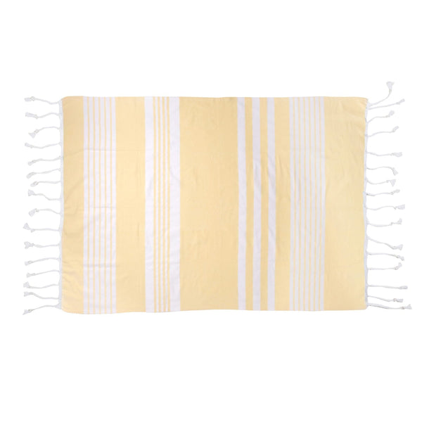 Sagaform Ella Hamam in cotone organico 50x70cm Giallo - personalizzabile con logo