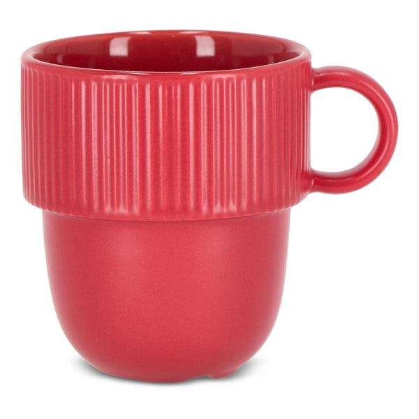 Sagaform Inka tazza con orecchio 270ml Rosso - personalizzabile con logo