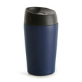 Sagaform Loke Bicchiere da viaggio rivestita di colore 240ml blu navy - personalizzabile con logo