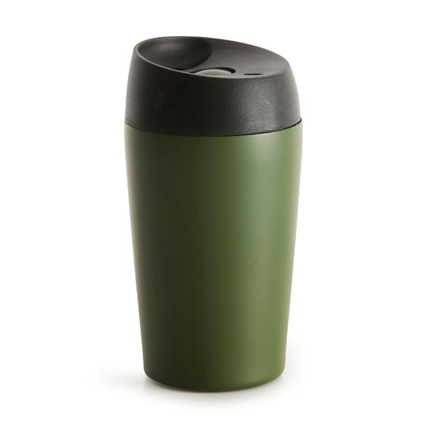 Sagaform Loke Bicchiere da viaggio rivestita di colore 240ml Verde - personalizzabile con logo