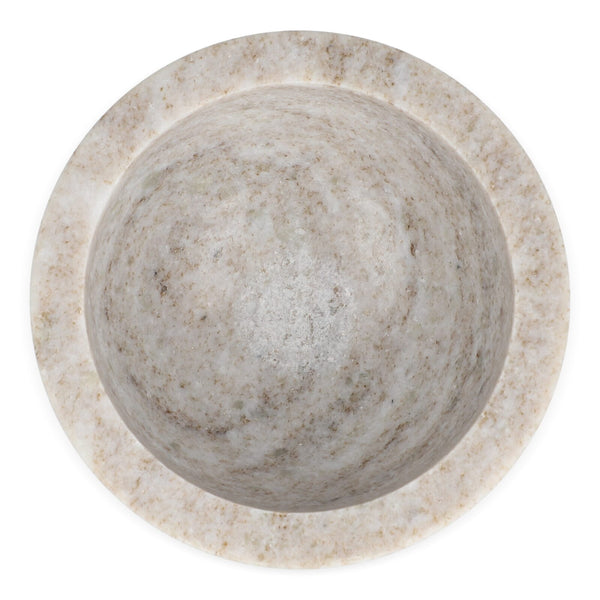 Sagaform mortaio in travertino Beige - personalizzabile con logo