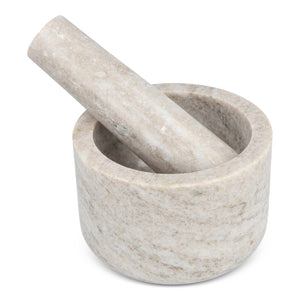 Sagaform mortaio in travertino Beige - personalizzabile con logo