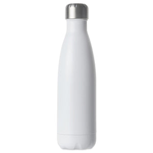 Sagaform Nils Bottiglia in acciaio 500ml Bianco - personalizzabile con logo