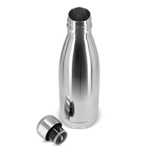 Sagaform Nils bottiglia in acciaio Cromo 500 ml Cromo - personalizzabile con logo