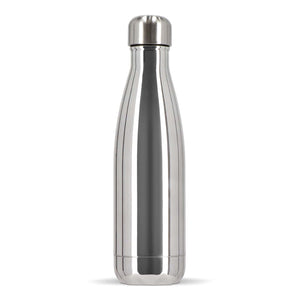 Sagaform Nils bottiglia in acciaio Cromo 500 ml Cromo - personalizzabile con logo
