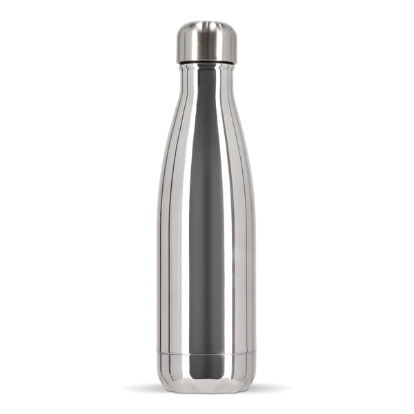 Sagaform Nils bottiglia in acciaio Cromo 500 ml Cromo - personalizzabile con logo
