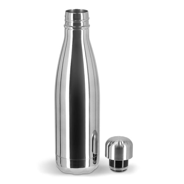 Sagaform Nils bottiglia in acciaio Cromo 500 ml Cromo - personalizzabile con logo