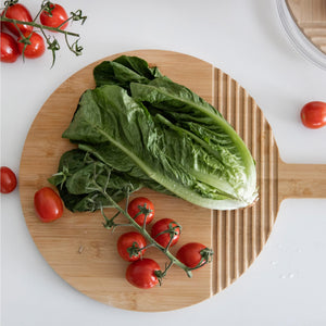 Sagaform Tagliere rotondo natural - personalizzabile con logo
