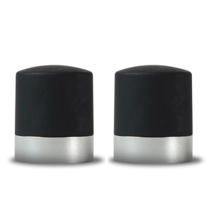 Sagaform Tappo per vino e champagne 2 pezzi Nero - personalizzabile con logo