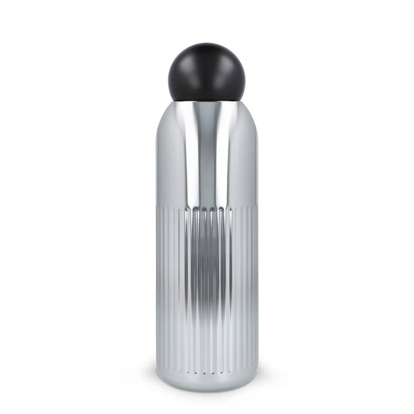 Sagaform Tekla bottiglia in acciaio cromato (riciclato) 500 ml Cromo - personalizzabile con logo