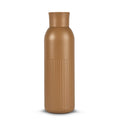 Sagaform Tekla Push bottiglia in acciaio con tappo a pressione (riciclato) 500 ml Marrone - personalizzabile con logo