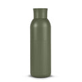 Sagaform Tekla Push bottiglia in acciaio con tappo a pressione (riciclato) 500 ml verde - personalizzabile con logo