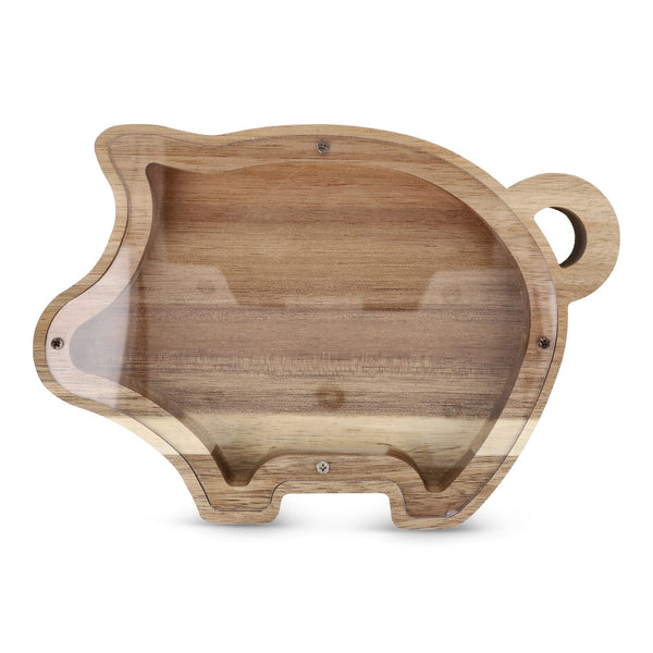 Salvadanaio PennyVista natural - personalizzabile con logo
