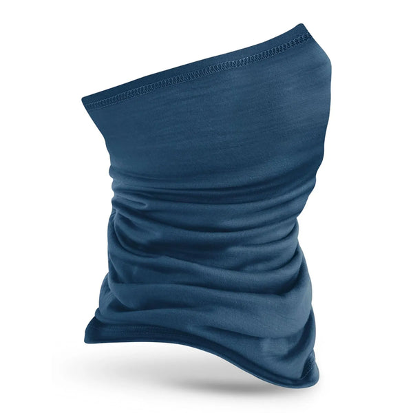 Scaldacollo Morf® Merino blu - personalizzabile con logo