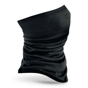 Scaldacollo Morf® Merino nero - personalizzabile con logo