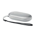 Scaldamani elettrico e powerbank Color  Color argento - personalizzabile con logo