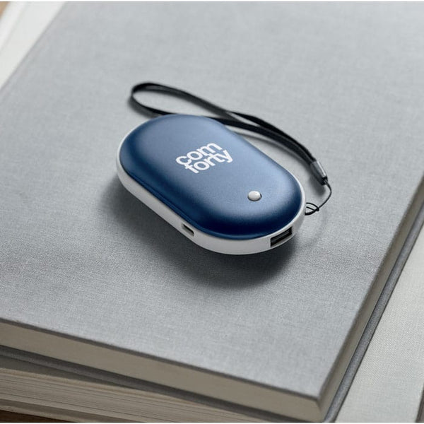 Scaldamani elettrico e powerbank - personalizzabile con logo