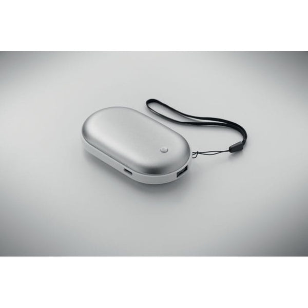 Scaldamani elettrico e powerbank - personalizzabile con logo