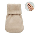 Scaldamani in poliestere beige - personalizzabile con logo