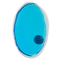 Scaldamani ovale blu - personalizzabile con logo