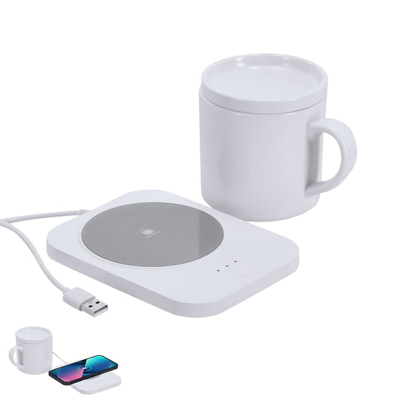 Scaldatazza Caricatore Wasoox bianco - personalizzabile con logo
