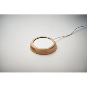 Scaldatazza in bamboo natural - personalizzabile con logo