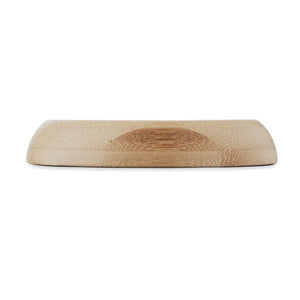 Scaldatazza in bamboo natural - personalizzabile con logo