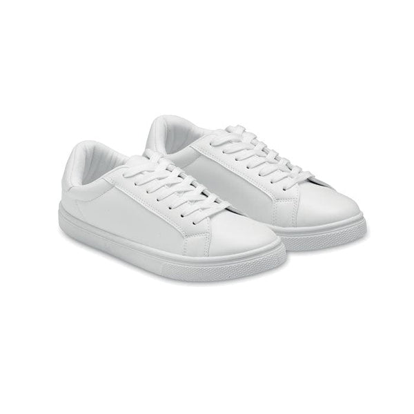 Scarpe da ginnastica in PU 37 Bianco - personalizzabile con logo