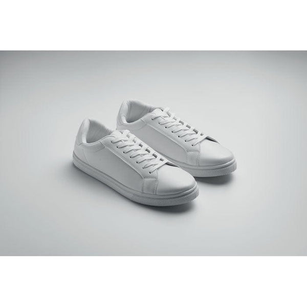 Scarpe da ginnastica in PU 37 Bianco - personalizzabile con logo