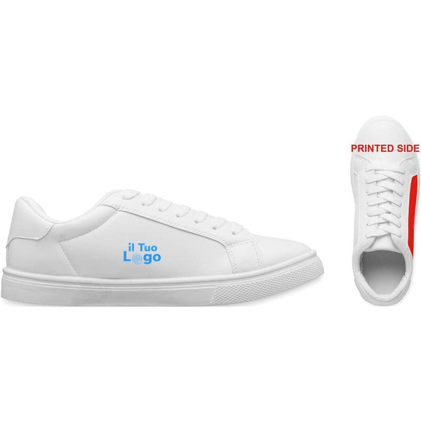 Scarpe da ginnastica in PU 40 Bianco - personalizzabile con logo