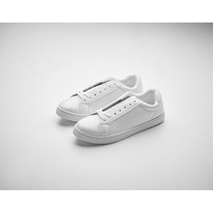 Scarpe da ginnastica in PU 40 Bianco - personalizzabile con logo