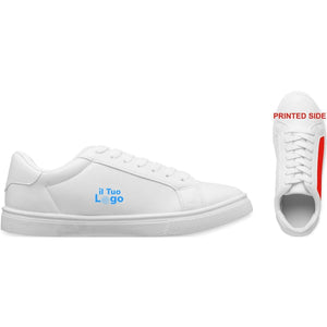 Scarpe da ginnastica in PU 41 Bianco - personalizzabile con logo