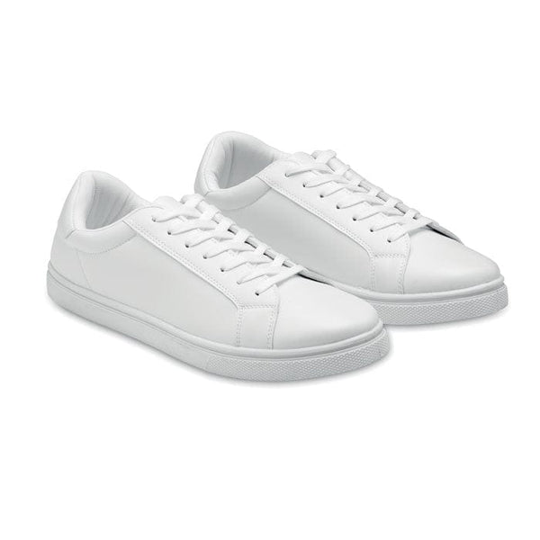 Scarpe da ginnastica in PU 41 Bianco - personalizzabile con logo