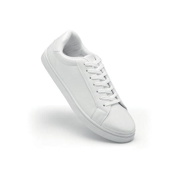 Scarpe da ginnastica in PU 41 Bianco - personalizzabile con logo