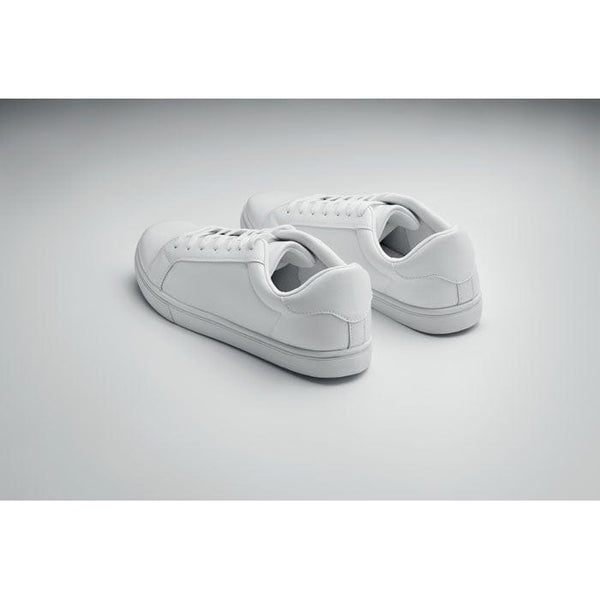 Scarpe da ginnastica in PU 41 Bianco - personalizzabile con logo