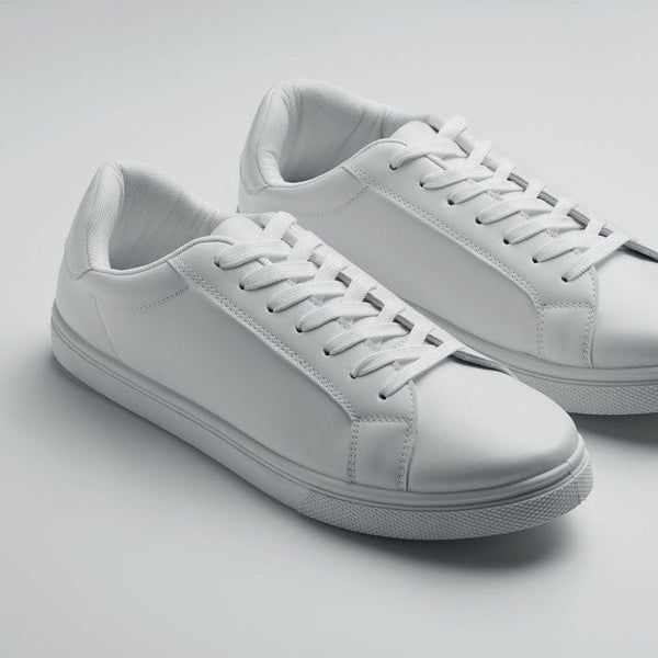 Scarpe da ginnastica in PU 42 Bianco - personalizzabile con logo