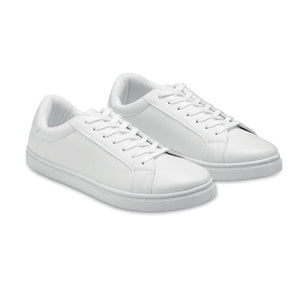 Scarpe da ginnastica in PU 43 Bianco - personalizzabile con logo