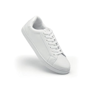 Scarpe da ginnastica in PU 43 Bianco - personalizzabile con logo