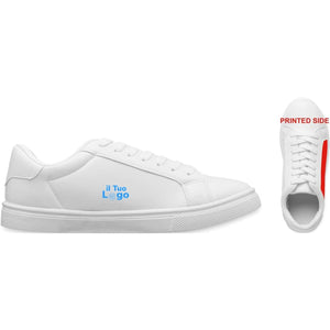 Scarpe da ginnastica in PU 45 Bianco - personalizzabile con logo