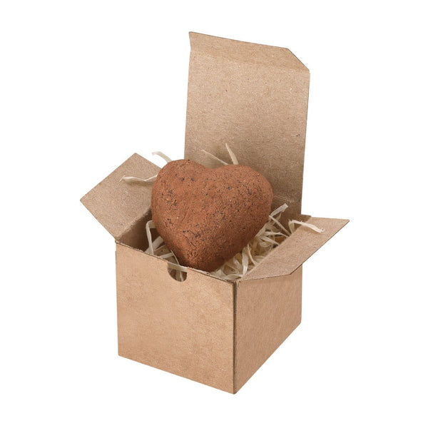 Scatola Bonbon A Forma Di Cuore Fobin natural - personalizzabile con logo