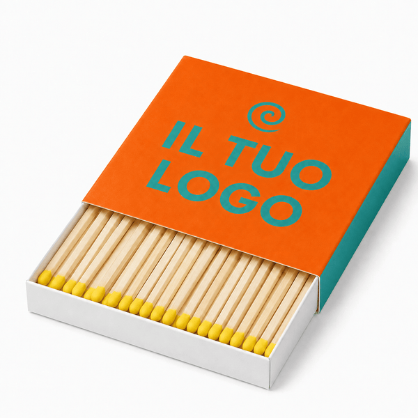 Scatola di Fiammiferi Personalizzata - 120 Pezzi - personalizzabile con logo