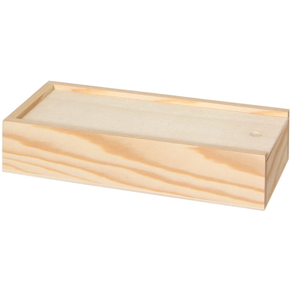 Scatola di legno personalizzata 18,5x8,5x5cm - personalizzabile con logo