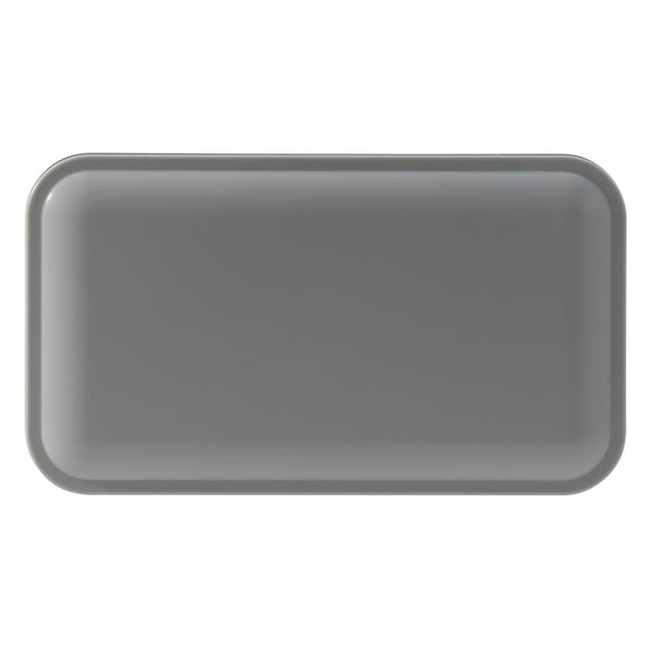Scatola porta-pranzo Bento con posate 1250ml Grigio / bianco - personalizzabile con logo