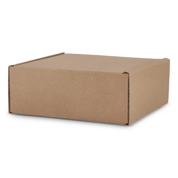 Scatola regalo su misura 24.3 x 24.3 x 9.9 cm Marrone - personalizzabile con logo