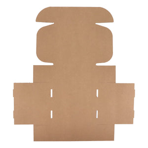 Scatola regalo su misura 24.3 x 24.3 x 9.9 cm Marrone - personalizzabile con logo