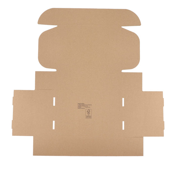 Scatola regalo su misura 34.7 x 24.3 x 9.9 cm Marrone - personalizzabile con logo