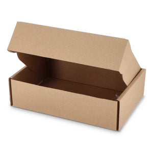 Scatola regalo su misura 34.7 x 24.3 x 9.9 cm Marrone - personalizzabile con logo