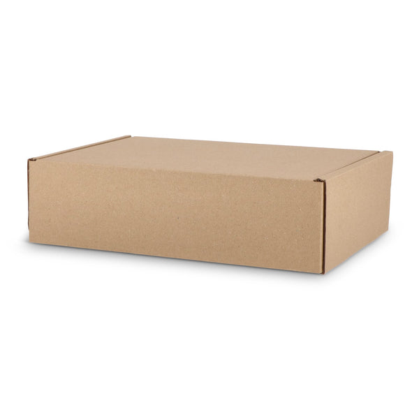 Scatola regalo su misura 34.7 x 24.3 x 9.9 cm Marrone - personalizzabile con logo